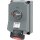 Mennekes Wanddose DUO HW/VN 63A 4p 6h 400V IP67 7289
