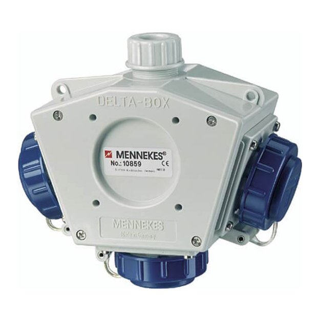 Mennekes DELTA-BOX Blau/Grau 10859