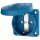 Mennekes Schuko-Anbau-Steckdose 16A 2p+E 230V Blau 11081