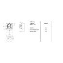 Mennekes Schuko-Anbau-Steckdose 16A 2p+E 230V Blau 11581