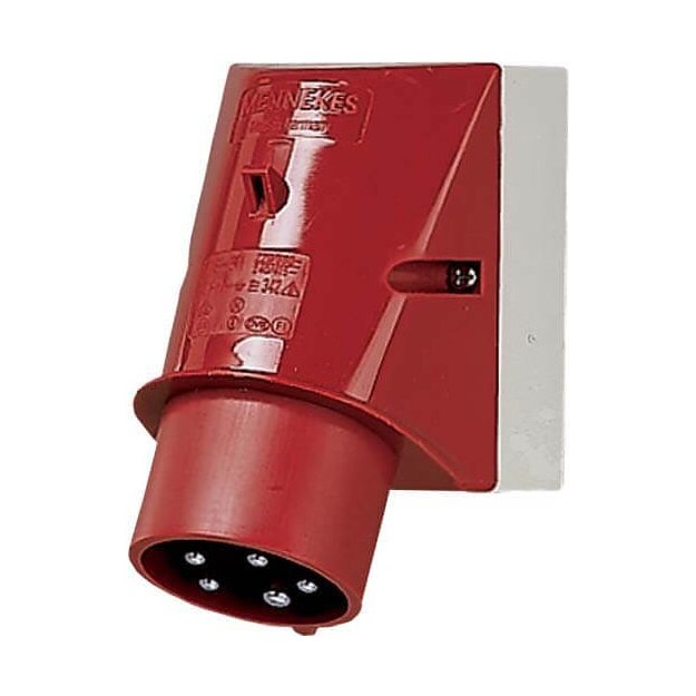 Mennekes Wandstecker HW/VN 16A 5p 6h 400V IP44 21497
