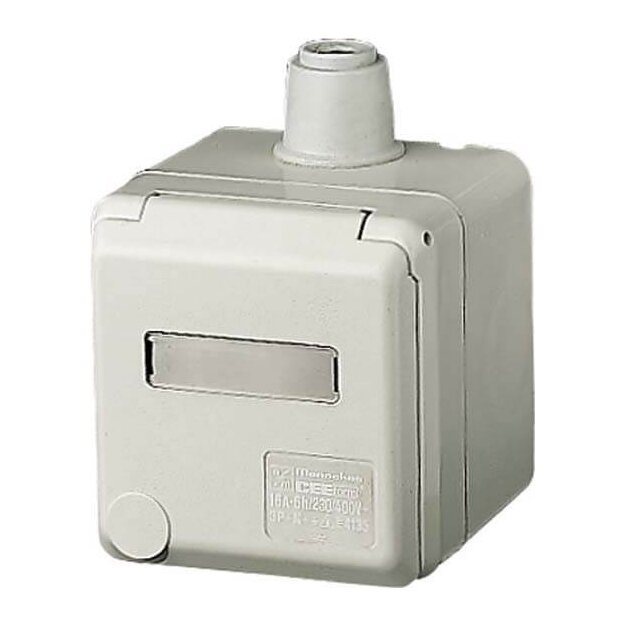 Mennekes Schuko-Wanddose Cepex 16A 2p+E 230V IP44 4973
