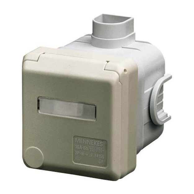 Mennekes Schuko-UP-Dose Cepex 16A 2p+E 230V IP44 4975