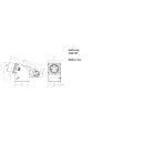 Mennekes Wandstecker 200A 5p 6h 400V IP67 75256