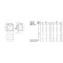 Mennekes Anbaudose TA 32A 5p 6h 400V IP44 1276