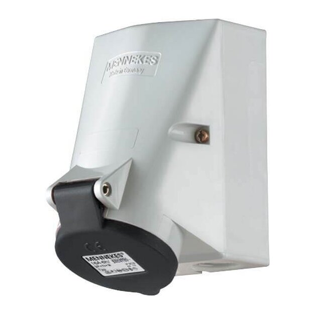 Mennekes Wanddose HW/VN 32A 4p 7h 500V IP44 20842A