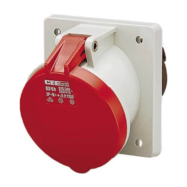 Mennekes Anbaudose TA 63A 5p 6h 400V IP44 1155P