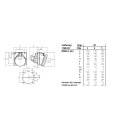 Mennekes Anbaudose TA 63A 5p 6h 400V IP44 1155P