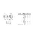 Mennekes Anbaudose TA 63A 5p 5h 600-690V 3115P