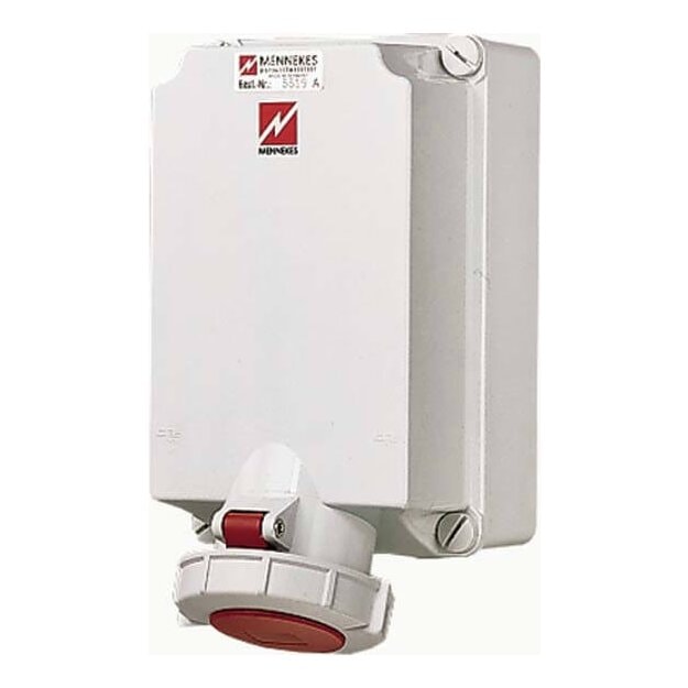 Mennekes Wanddose 63A 5p 6h 400V IP67 5519P
