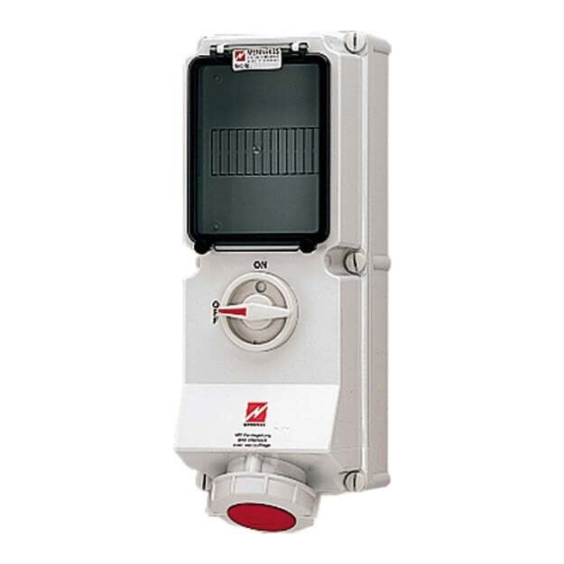 Mennekes Wanddose DUO 16A 5p 6h 400V IP67 5633A