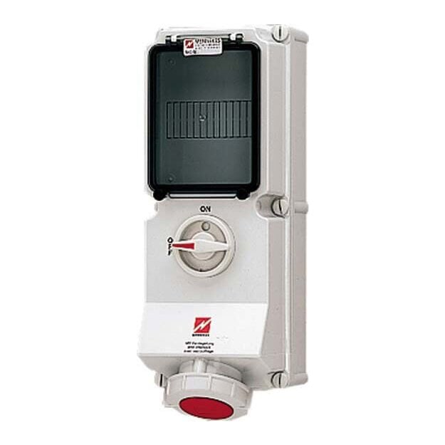 Mennekes Wanddose DUO 63A 5p 6h 400V IP67 5643A