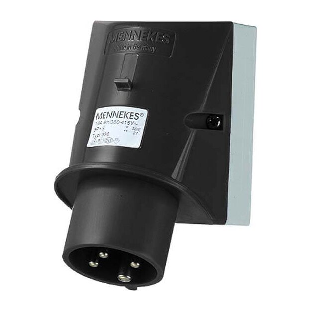 Mennekes Wandstecker 16A 4p 7h 500V IP44 337