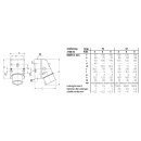 Mennekes Wandstecker 32A 3p 4h 110V IP44 343