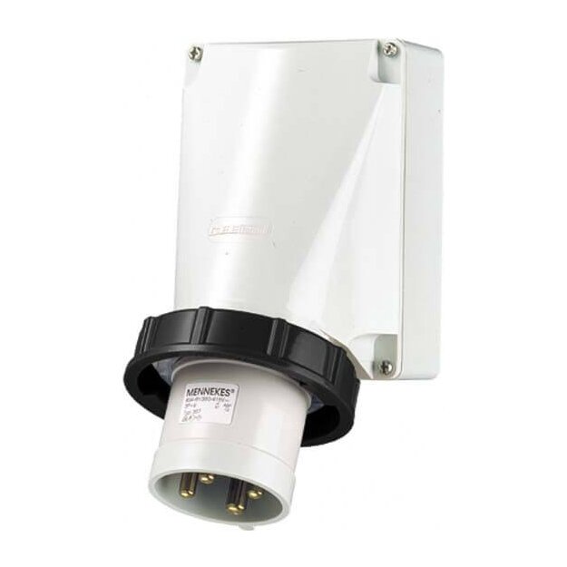 Mennekes Wandstecker 63A 4p 7h 500V IP67 358
