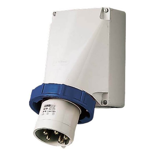 Mennekes Wandstecker 63A 5p 9h 230V IP67 360
