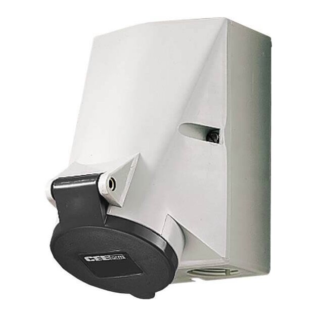 Mennekes Wanddose HW/VN 16A 7p 7h 500V IP44 1035