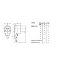 Mennekes Winkelstecker 16A 3p 4h 110V IP44 1410