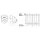Mennekes Wanddose 16A 4p 6h 400V IP67 9122