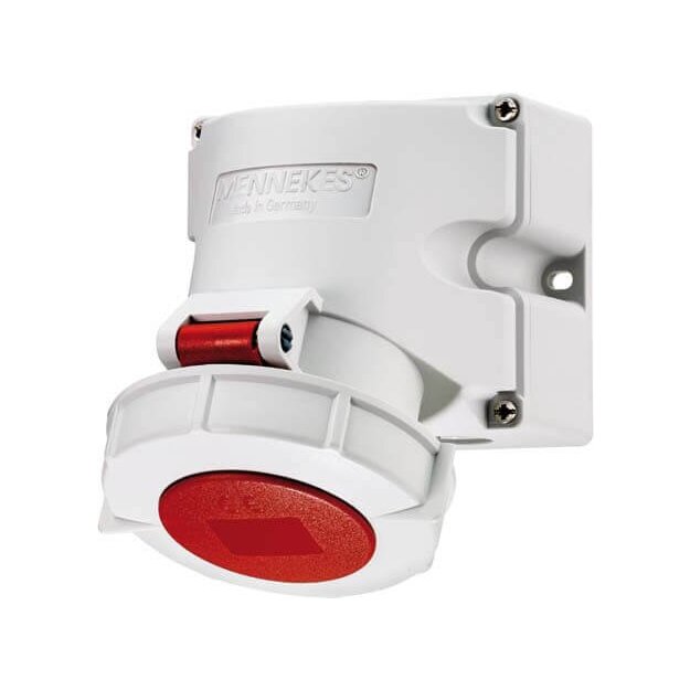 Mennekes Wanddose 32A 4p 6h 400V IP67 9172