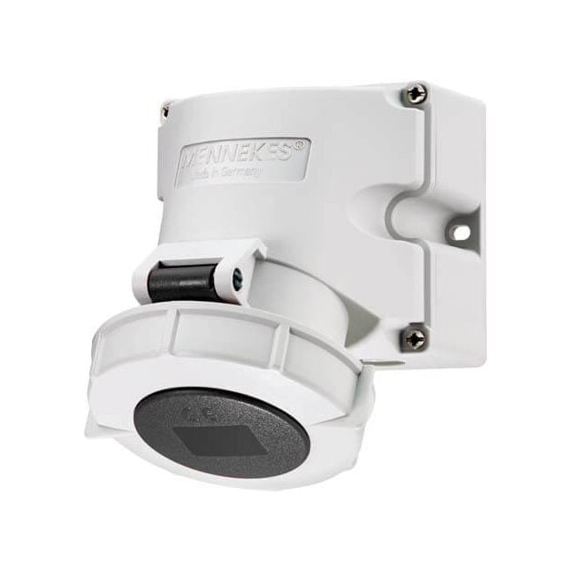Mennekes Wanddose 16A 4p 7h 500V HW/VN 9511