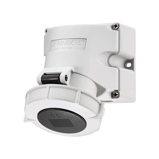 Mennekes Wanddose 32A 4p 7h 500V IP67 9173