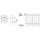 Mennekes Wanddose 32A 5p 9h 230V IP67 9181