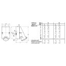 Mennekes Wanddose 32A 3p 25V IP44 597
