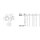 Mennekes Anbaudose 32A 3p 4h 50V IP44 625