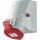 Mennekes Wanddose TwinContact 16A 4p 6h 400V IP44 1724