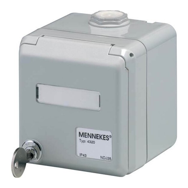 Mennekes Datendose Cepex Leergehäuse RAL7035 4360