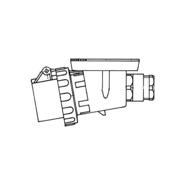 Mennekes Wandstecker 16A 3p 6h 230V IP67 23568