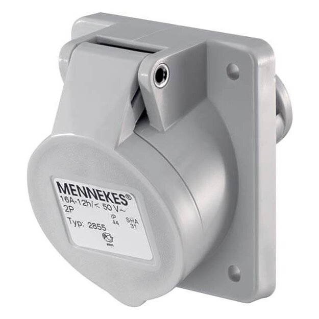 Mennekes Anbaudose 16A 2p 12h 50V IP44 2855