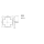 Mennekes Putzdeckel für UP-Einbaudose zum Schutz der Schraubenöffnungen 41414