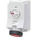 Mennekes Wanddose DUO HW/VN 63A 5p 6h 400V IP67 5113AC