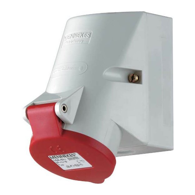 Mennekes Wanddose TwinContact 16A 3p 9h 400V IP44 1721