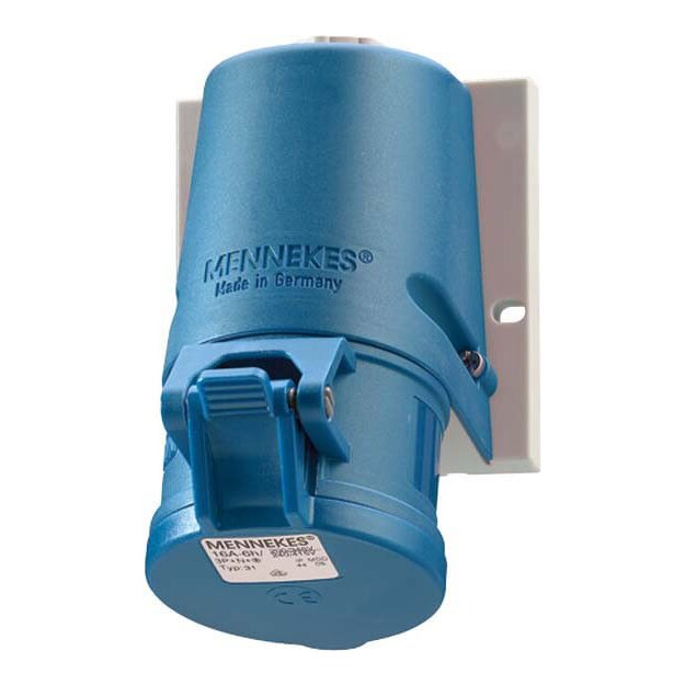Mennekes Wanddose TwinCONTACT 16A 4p 9h 230V IP44 1342