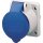 Mennekes Anbaudose TwinContact 16A 3p 6h 230V IP44 1619