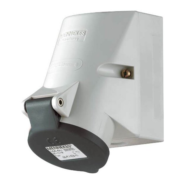 Mennekes Wanddose TwinContact 16A 4p 7h 500V IP44 1725