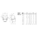 Mennekes Wandstecker PHW 32A 5p 6h 400V IP44 3523