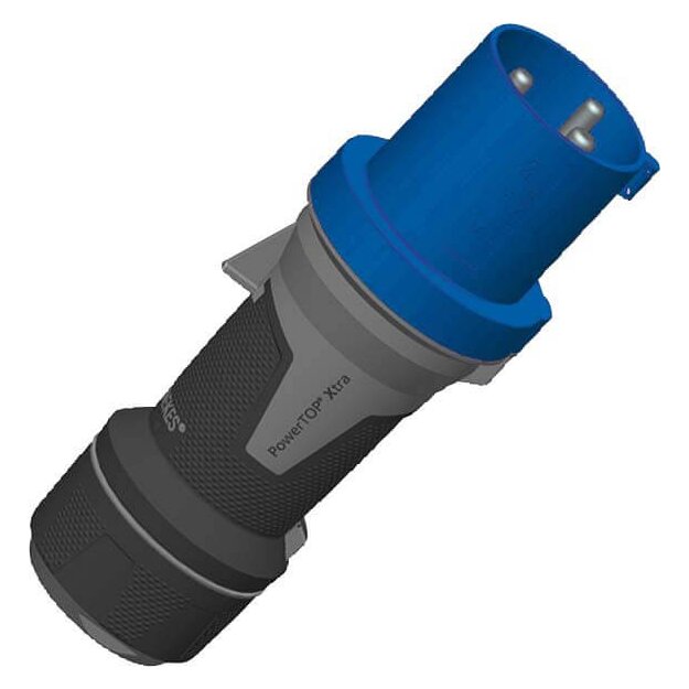 Mennekes Stecker PowerTOP 63A 3p 6h 230V Xtra 13102