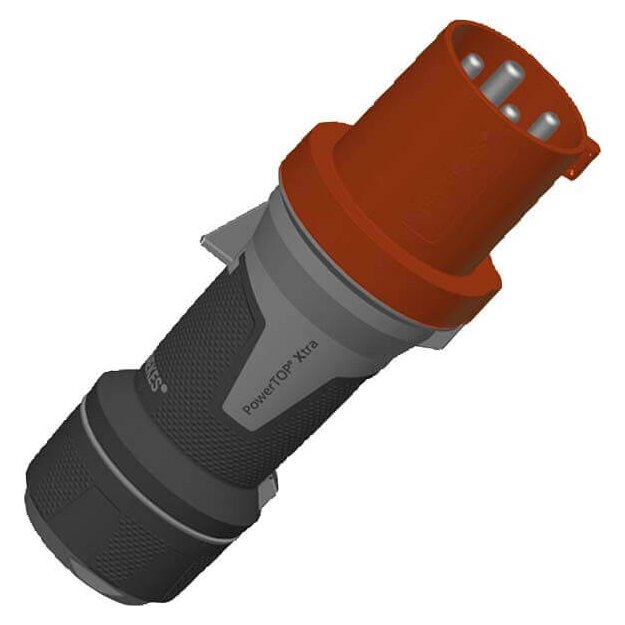 Mennekes Stecker PowerTOP 63A 4p 6h 400V Xtra 13106