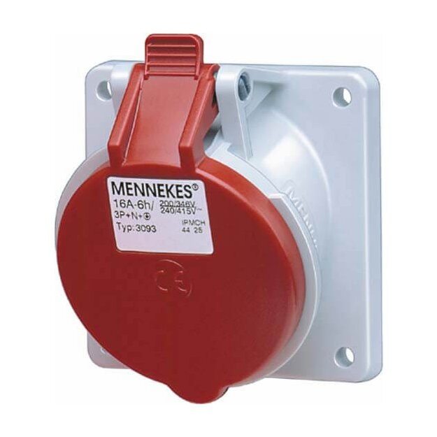 Mennekes Anbaudose schräg 16A 7p 6h 400V IP44 3022