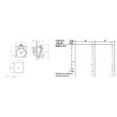 Mennekes Anbaudose schräg 16A 7p 6h 400V IP44 3022