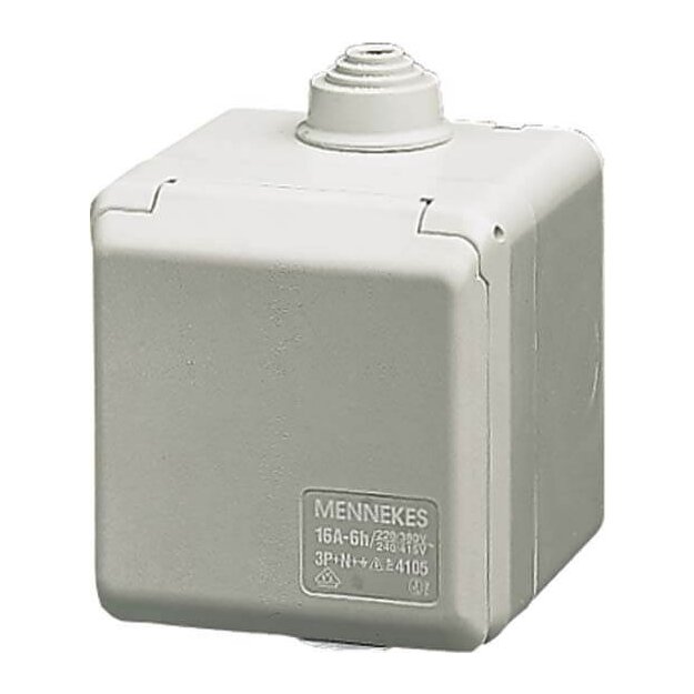 Mennekes Schuko-Wanddose Cepex 16A 2p+E 230V IP44 4900