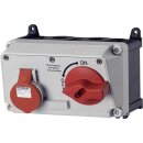 Mennekes Wanddose DUO 32A 4p 6h 400V IP44 7614