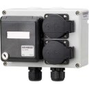 Mennekes Steckdosen-Kombination 2xSchuko 2xRJ45 IP44 25705