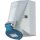 Mennekes Wanddose TwinCONTACT 32A 4p 9h 230V IP44 1856