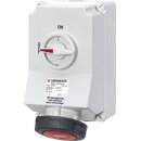 Mennekes Wanddose DUO HW/VN 63A 5p 6h 400V IP67 5113AH