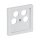 Busch-Jaeger 1743/10-04-84 Zentralscheibe (Thermoplast) Studioweiß carat® 2CKA001724A4368